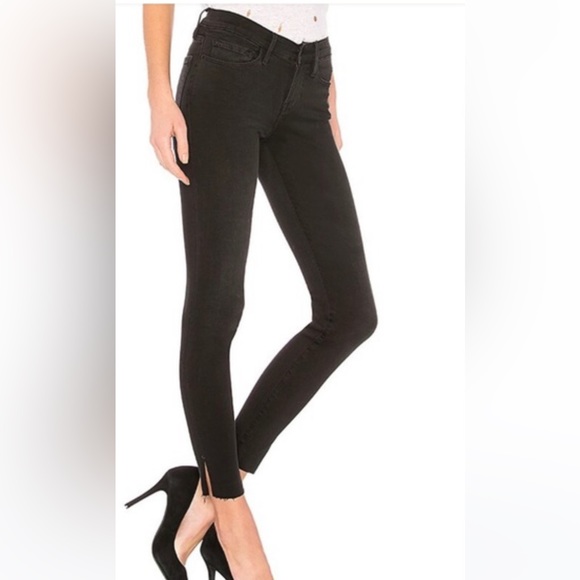 FRAME “Le Skinny de Jeanne” black denim - Picture 1 of 7